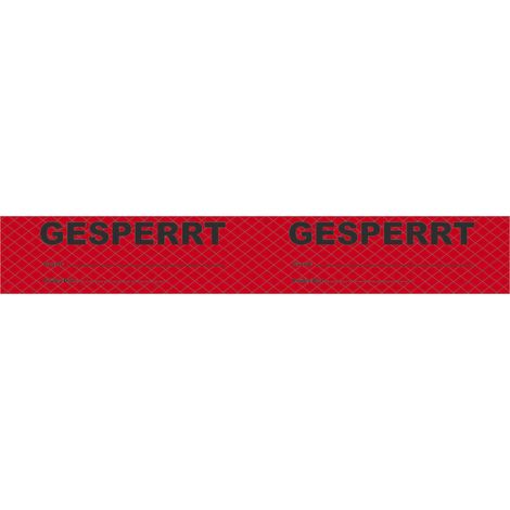 BJZ ESD-Klebeband 66 m Rot, Schwarz (L x B) 66 m x 50 mm C-101 753-R
