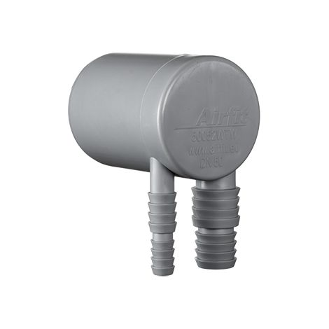 airfit Angle à double raccordement DN 50 pour machine à laver et sèche-linge à condensation