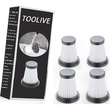 4er-Pack Ersatz-HEPA-Filter für Akku-Staubsauger, passend für Moosoo K12, K12 Pro, K13, Genius Invictus One 1.0, X7/2.0 und Foxnovo 13KPA (Filterzubehör). (1/3)