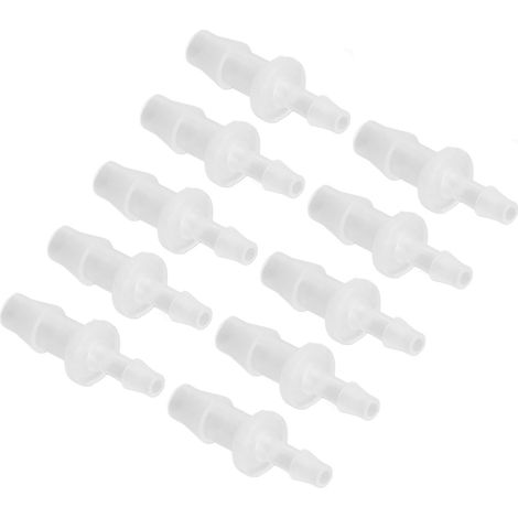 10 Stück Schlauchtüllen-Reduzierstücke aus PP für Aquarium-Luftpumpen, Adapter für Silikonschlauchverbindungen (3,9–6,4 Zoll) (1/5)