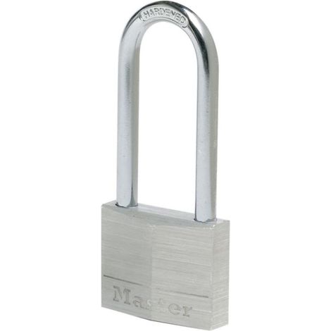 Schloss aus mass. Aluminium 50mm Bügel 64mm D 7mm