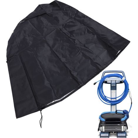 Protection de robot nettoyeur de piscine avec bande réfléchissante Housse résistante à l'eau et à la poussière Oxford 420D pour maintenance optimale (1/5)