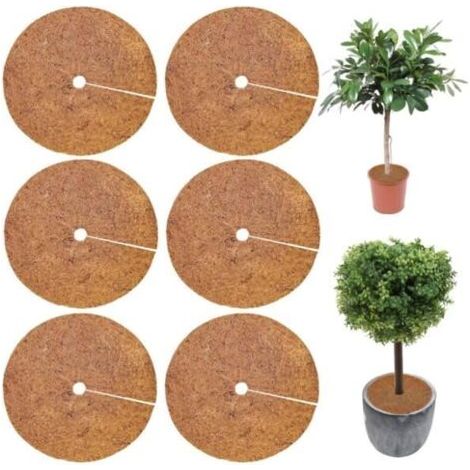Pflanzenschutzmatten aus Kokosfasern – 6er-Pack – 30 cm – Frostbeständig und feuchtigkeitsspeichernd (1/5)
