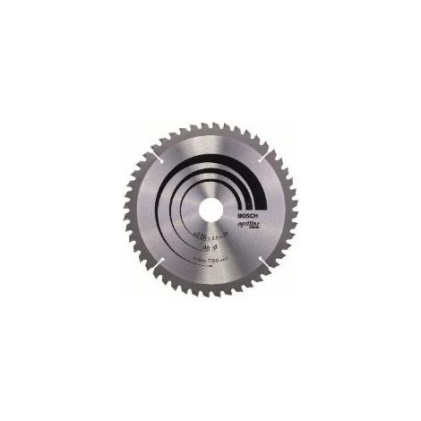 Bosch – Lame de scie circulaire 216mm 30mm 2mm 48 dents 2608640432 – Carbure pour bois dur – Coupe nette sans éclat – 1 pièce