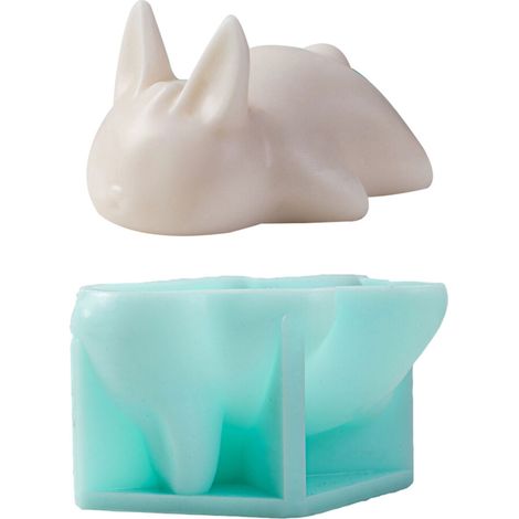 Simpatici stampi in silicone a forma di coniglio, perfetti per realizzare