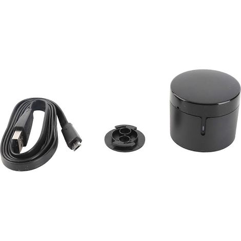Télécommande universelle infrarouge RM4 Mini IR pour domotique, compatible avec TV et climatiseur, avec commande vocale, couleur noire. (1/5)