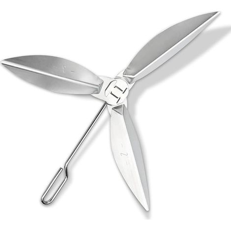Kit de nettoyage One-Touch de 22-1/2 po compatible avec les pièces de rechange pour barbecue Weber / Charbon / Barbecue Kettle 7444. Pièce robuste, résistante à la chaleur et facile à utiliser. (1/5)