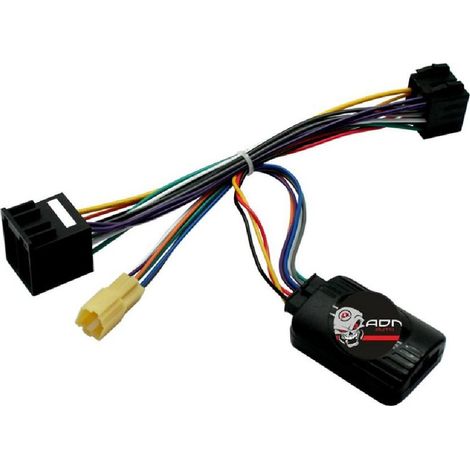 Interface Commande au volant DC1U compatible avec Dacia Duster Sandero 08-13 Mini-ISO