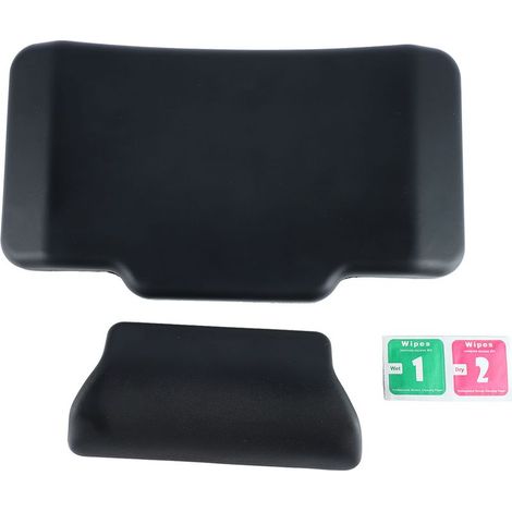 Boîte à bagages de moto Coussin de dos en cuir PU en cuir 3 cm d'épaisseur de la queue arrière du dossier d'amortissement de support de support (1/5)
