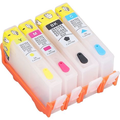 4 Cartouches d'Encre Compatibles HP Officejet Pro - Recharge Imprimante et Fournitures