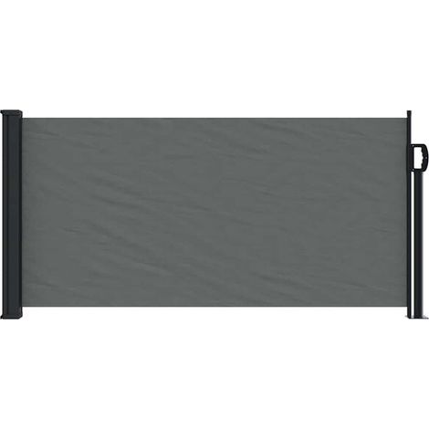 Store latéral rétractable anthracite 100 x 300 cm – Brise-vue et protection solaire pour terrasse, balcon et jardin (1/5)