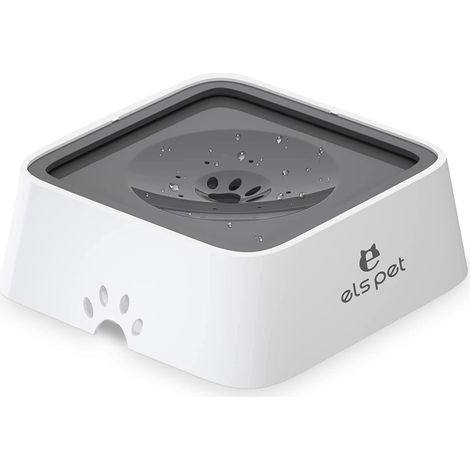Abreuvoir Flottant Anti-Goutte pour Chien, Gamelle Chien Anti Eclaboussure, Gamelle Anti-Debordement Bol d'Eau Lente Distributeur pour Chiens ou Chats, Bol d'Eau pour Animaux de Compagnie (1/5)