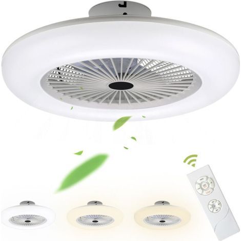Kronleuchter-Ventilator-Licht, Deckenventilator, leise, verstellbar, LED-Ventilatorlampe für Schlafzimmer (1/4)