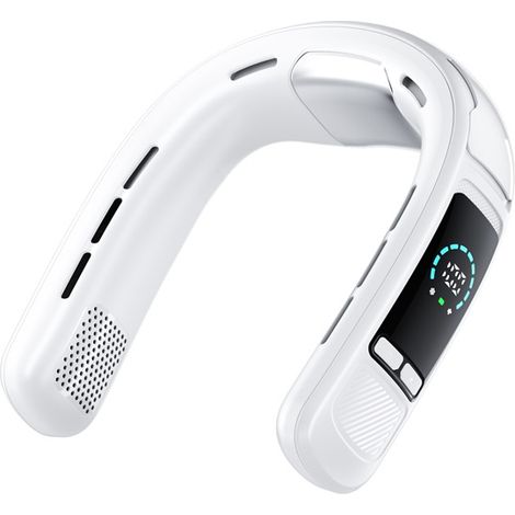 Mini refroidisseur d’air portable blanc avec brumisation, ventilateur de bureau USB humidificateur silencieux, rafraîchisseur compact pour chambre bureau maison espace intérieur (1/5)