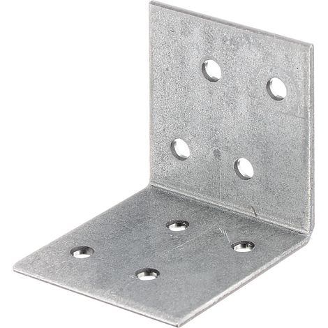 Équerre d'assemblage – Galvanisée Sendzimir – 40 x 40 x 40 mm – Set de 25 pièces – Marque Alberts (1/2)