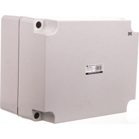 Scatola ermetica industriale n/t 270x220x168 IP65 grigia 2721-00