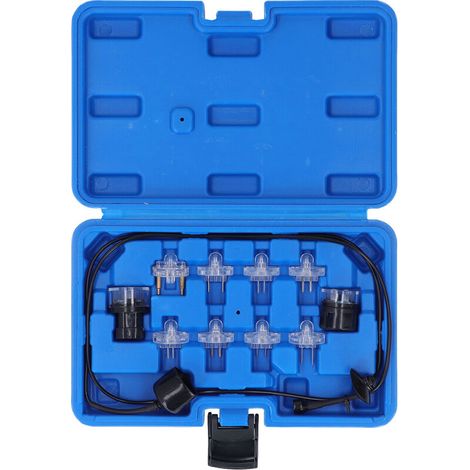 Jeffergarden Kit de 11 voyants lumineux pour injecteurs de carburant, testeur d'injecteurs de carburant, kit de diagnostic professionnel pour voiture avec boîte de rangement (1/5)