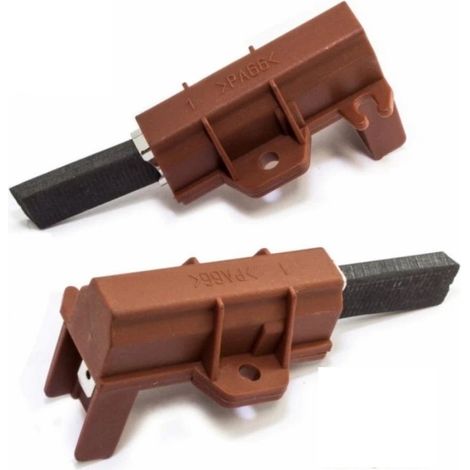 KIT 2PZ SPAZZOLE MOTORE LAVATRICE ARISTON CANDY C00196544