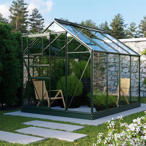 Vitavia Gewächshaus "Planet 5000" inkl. Fundament, smaragd, 5,0 m², 3 mm ESG (1/5)