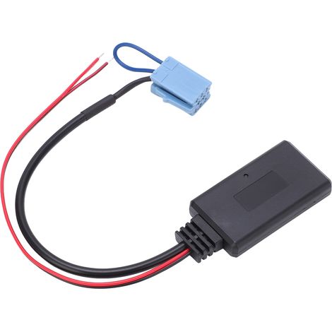 Adaptateur Bluetooth Voiture AUX 8 Broches Mini ISO Sans Fil Remplacement Autoradio Smart Fortwo 450 (1/5)