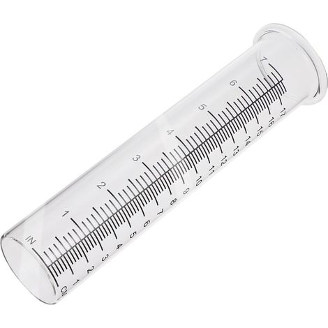 Glas Regenmesser Ersatzglas 2 Stück Messbehälter mit