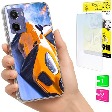 Funda para Motorola Moto E15 / Moto G05 con cubierta trasera y cristal 9H. (1/5)