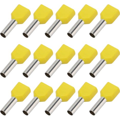 100-teiliges Set isolierter Aderendhülsen-Crimpklemmen für Maschinen und Anlagen TE4012 (1/5)