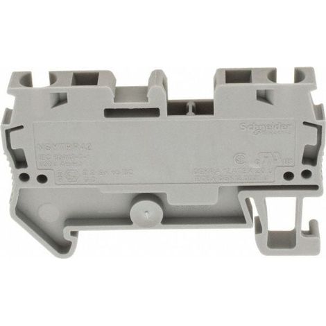 Schneider NSYTRR42 BORNE A RESSORT PASSANT 2 POINTS 4MM2 (1/2)