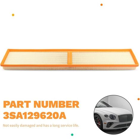 Der Filter 3SA129620A ist für die Luftfilter des Bentley Continental W12 der Baujahre 2018 bis 2020 geeignet. (1/5)
