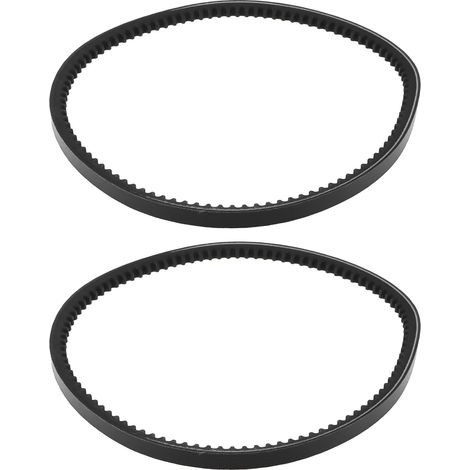 Lot de 2 courroies d'entraînement 637 x 10 mm compatibles avec Scarifier 35-V-401 35-V-402 35-V-403,100000047 (1/5)