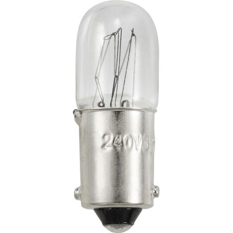 TRU COMPONENTS TC-12842732 Petite ampoule tubulaire 240 V 3 W BA9s blanc chaud 1 pc(s) (1/2)