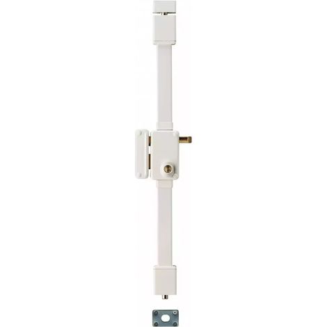 THIRARD - Serrure multipoint à appliquer beluga blanche cr transit 2 à tirage 75 x 130 gauche 4 clés (1/2)