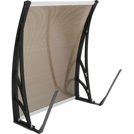 Hofuton Toit de Garage pour Tondeuse à Gazon Toit de Protection 100 x 78 x 50 cm Abri pour Robot Tondeuse Imperméable Marron (1/5)