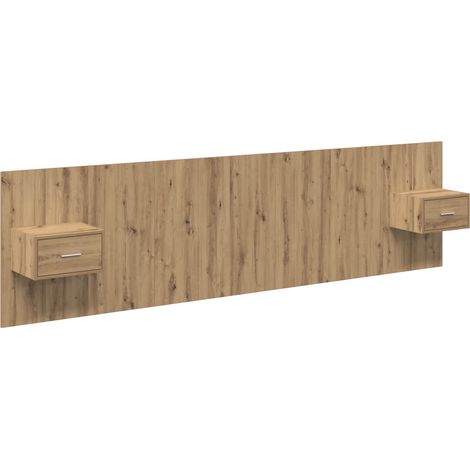 Maison Exclusive - Cabecero con Mueble 3 pcs Roble artisan Madera (1/5)