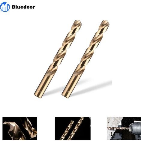 Lot de 2 forets à cobalt M35 métrique pour métal dur, acier inoxydable, fonte 12 mm (1/5)