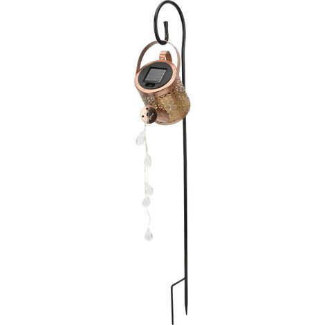 Lampe solaire jardin Ortvai Arrosoir fer 80cm IP65 (1/5)
