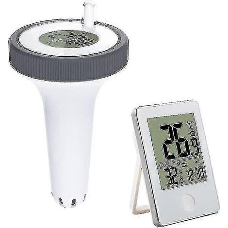 Thermomètre de piscine numérique Wi-Fi avec écran LCD, étanche IPX7 et flottant - F (1/5)