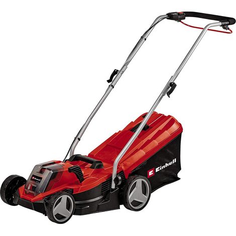 Einhell GE-CM 18-33 LI-SOLO Power X-Change Tagliaerba a Batteria 18V Brushless 33 cm 200 m² 30 L senza batteria colore Nero Rosso (1/10)