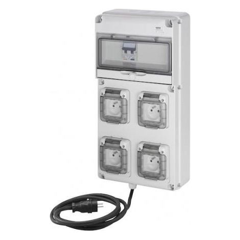 Scatola elettrica gewiss FR60223N 3.5 kVA 4 prese 16 A