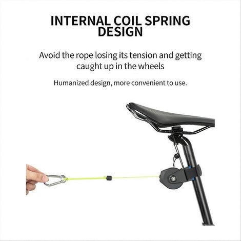 Fahrradanhänger für Mountainbikes, robustes Zugseil, Universalkupplung, Outdoor-Fahrradzubehör (1/5)