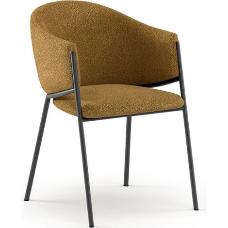 Duna, Set di 2 sedie in tessuto easy-clean Beige Scuro (53cm X 60cm H. 78cm)  Duzzle (1/5)