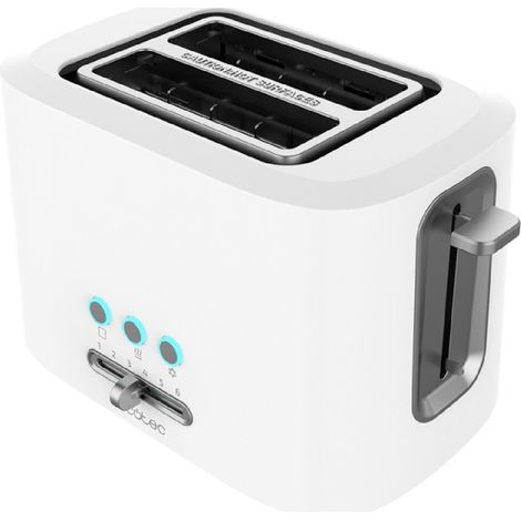 Tostadora cecotec toast and taste 9000 double white