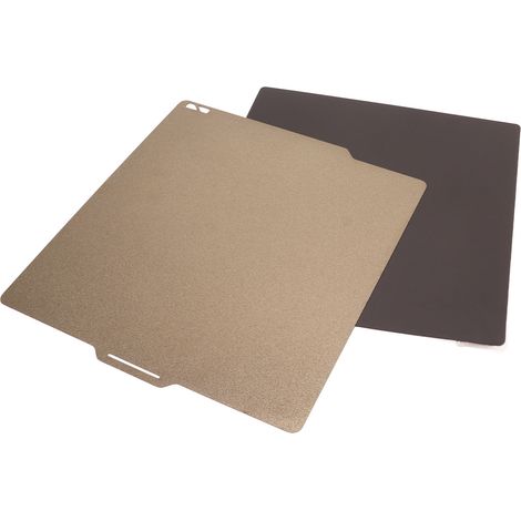 Plaque magnétique double face PEI texturé acier 257x257mm pour Bambu Lab X1 P1P, plateau d'impression 3D flexible (1/5)