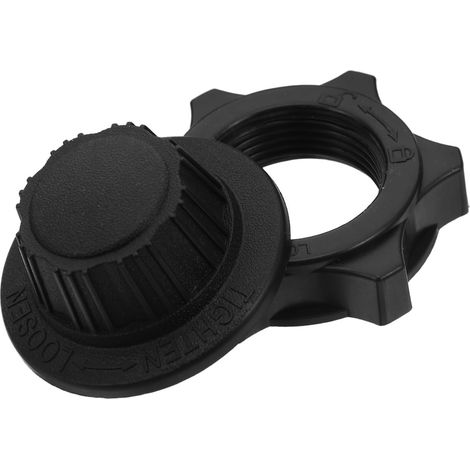 2 Pièces Cache-écrous de Pales de Ventilateur sur Pied en Abs Noir, Accessoires de Réparation Faciles à Installer pour Ventilateur Électrique, pour Remplacement et Fixation (1/5)