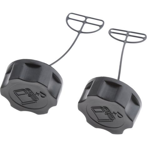 Bouchons de Réservoir de Carburant Bouchon d'Essence Carburant pour Tondeuse à Gazon,Débroussailleuse ,2pcs (1/5)
