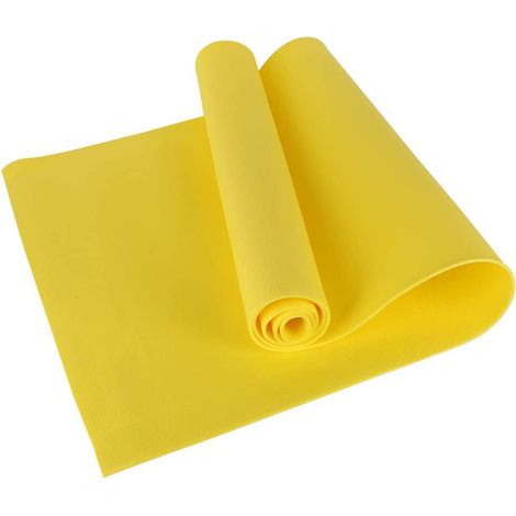 Tapis de yoga 4mm EVA antidérapant, fin et léger pour fitness, gym, pilates à domicile, tapis d'exercice polyvalent (1/5)