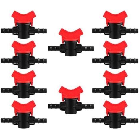CSPARCV 10-piece straight capillary valve, closed tap, ball valve for irrigation, accessories for irrigation valves, automatic irrigation fittings--DTEKGAZ