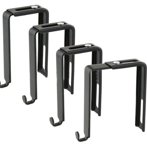 Schranktürhaken 4er Pack Metallhaken für Handtücher
