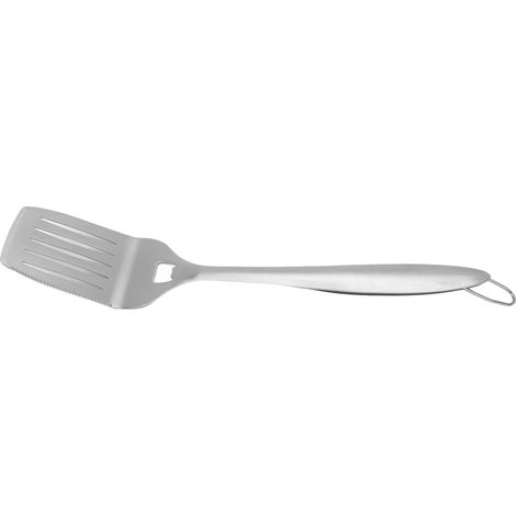 Spatule en acier inoxydable de 45 cm pour barbecue extérieur, manche long et antiadhésif, idéale pour la cuisine (1/5)