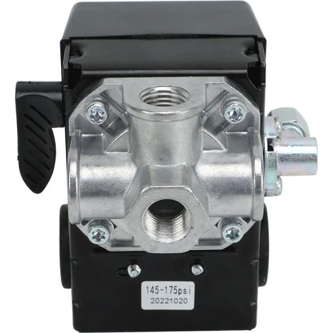 Pressostat à 4 ports IR 23474653 A avec déchargeur réglable, remplacement de pressostat métallique. (1/5)